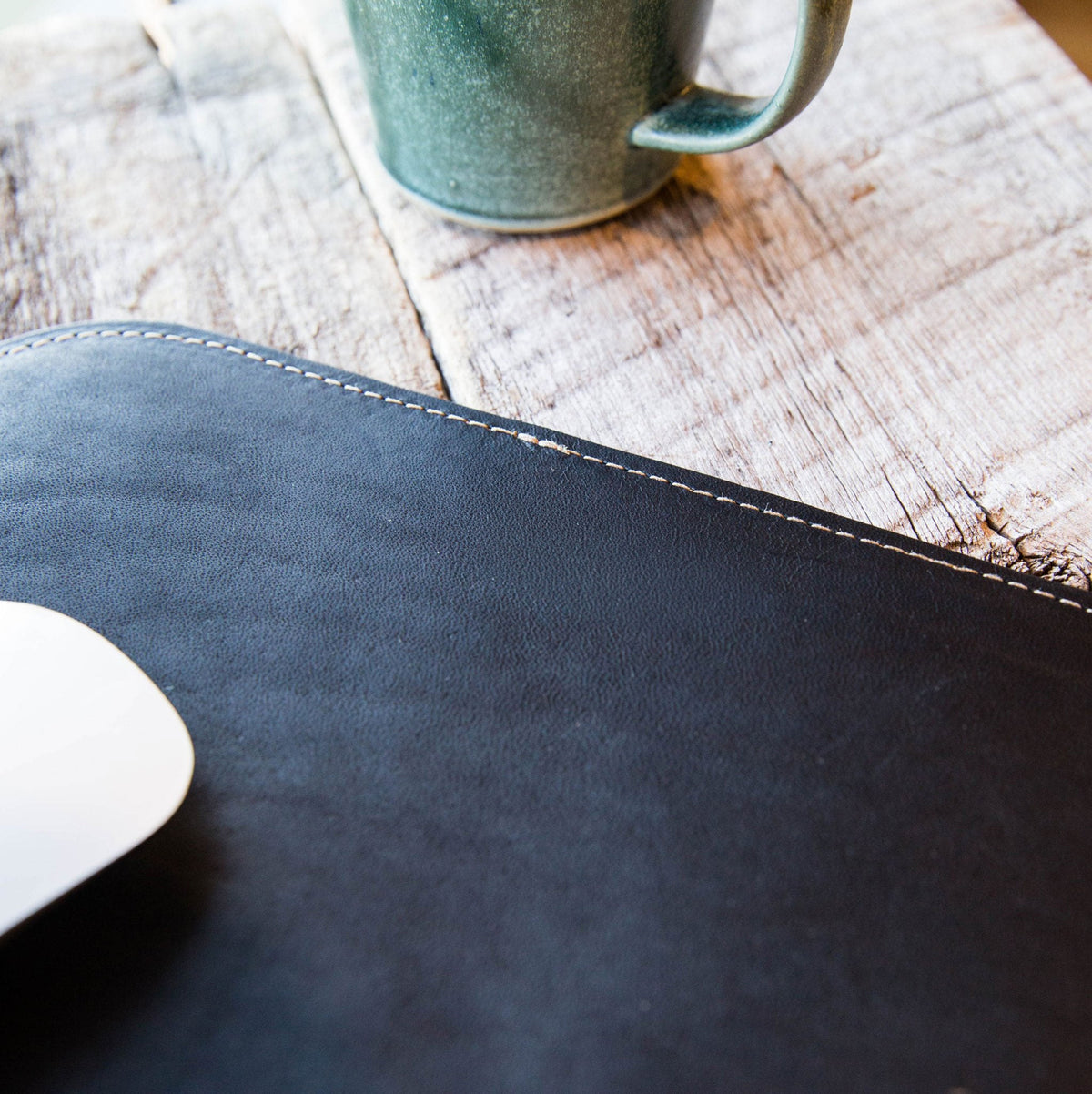 The Architect Personalized Fine Leather Mousepad Office Accessories - Holtz Leather