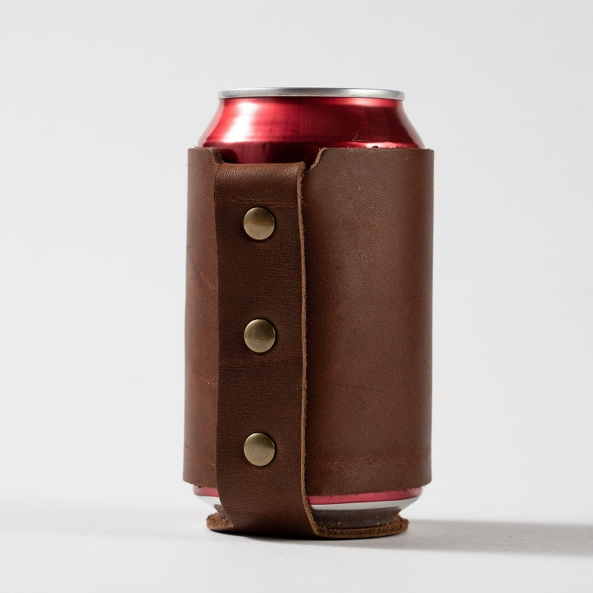 The Golf Blitz Can Coozie - Full - Grain Leather - Holtz Leather