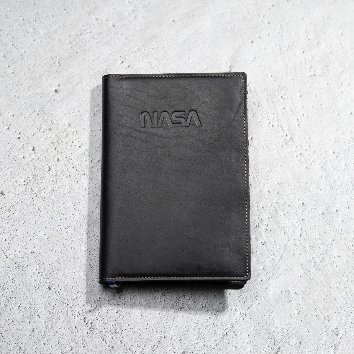 The Nasa Scholar - Personalized Leather Journal Cover - Holtz Leather
