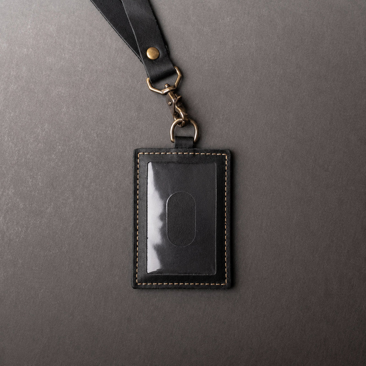 The Navigator ID Badge Holder for Lanyards - Holtz Leather