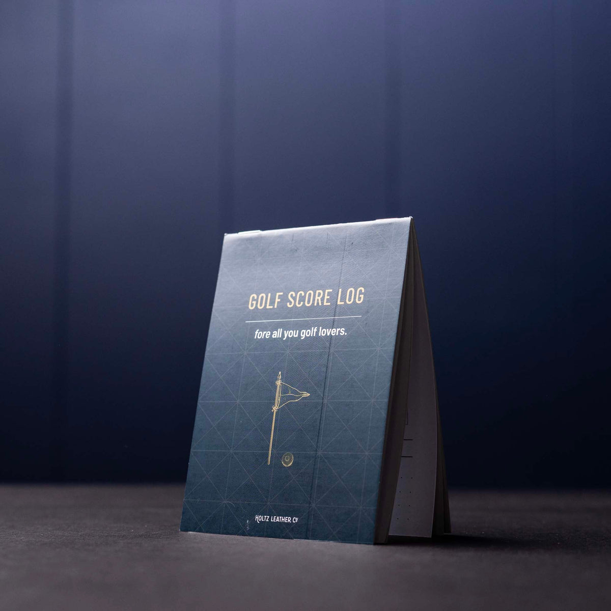 Your Logo + Our Leather - Fine Leather Golf Scorecard Holder and Logbook - Custom Logo and Corporate Gifting - Holtz Leather