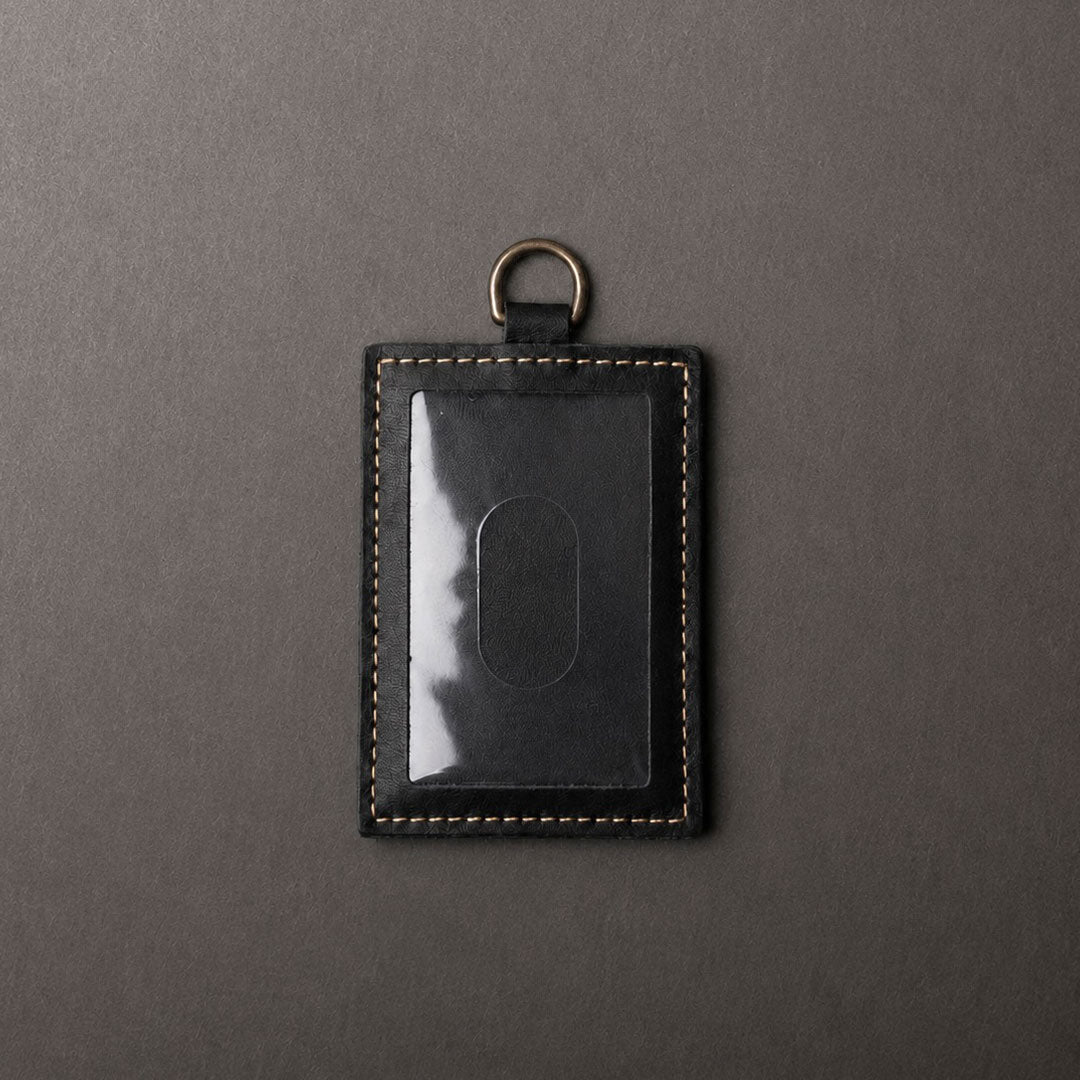 Your Logo + Our Leather - The Navigator ID Badge Holder for Lanyards - Holtz Leather