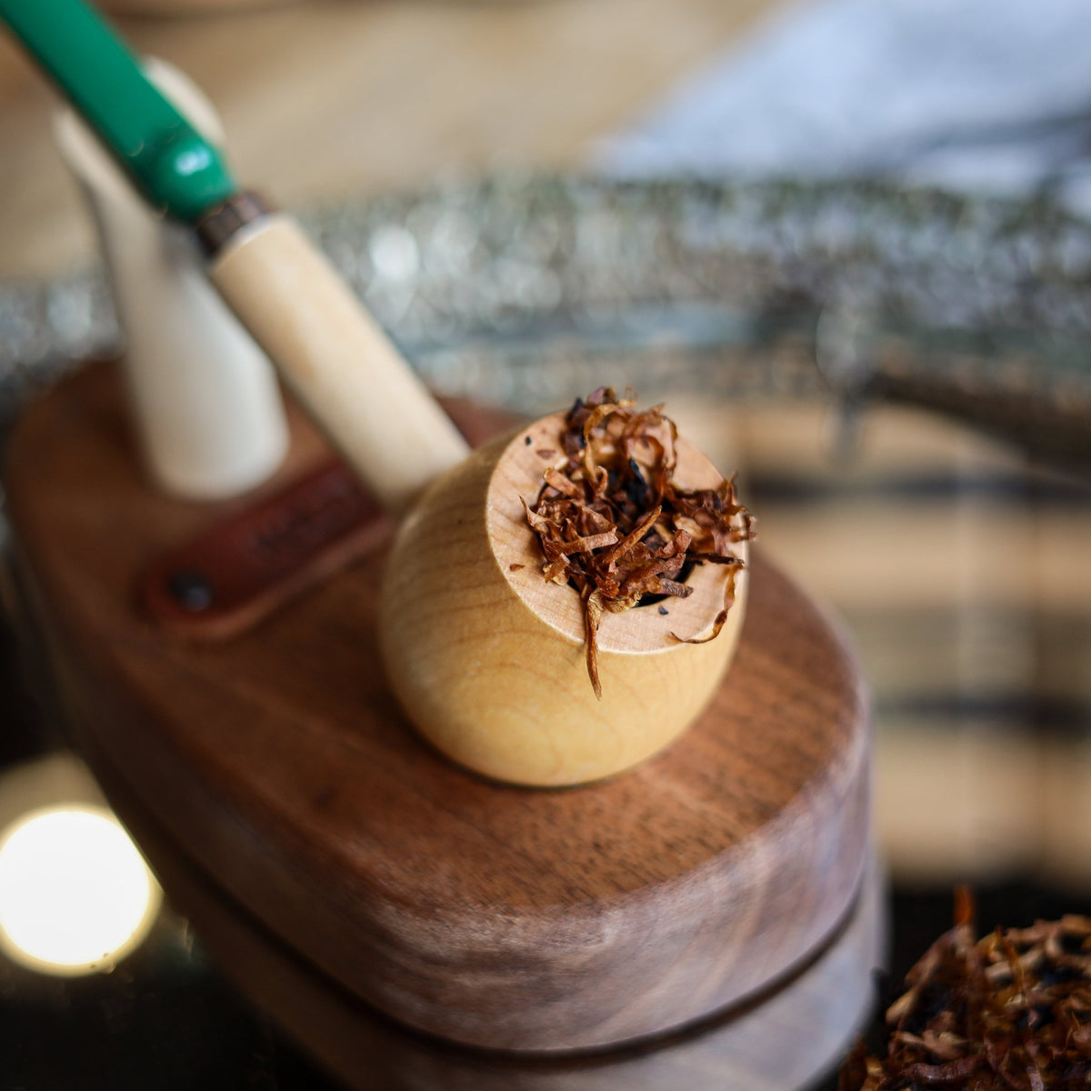 Zenon Hardwood Pipe - Missouri Meerschaum - Holtz Leather