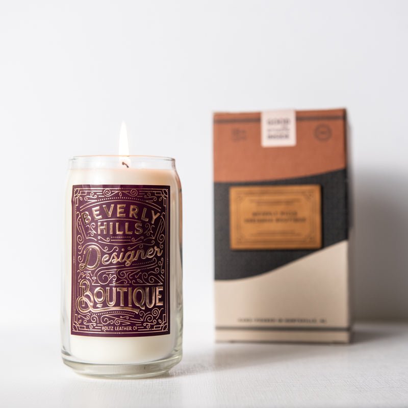 Beverly Hills Designer Boutique Candle - Holtz Leather