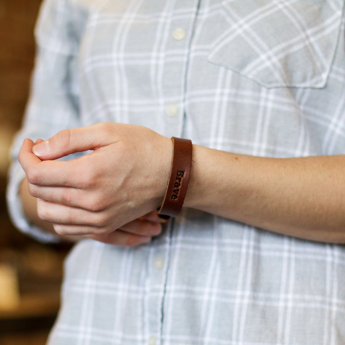 The Field Bracelet Fine Leather Bracelet - Holtz Leather