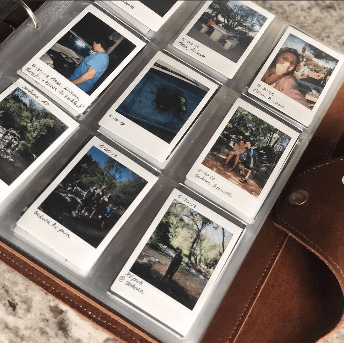The Langley – Personalized Fine Leather 3 Ring Binder Notebook Photo Album - Holtz Leather