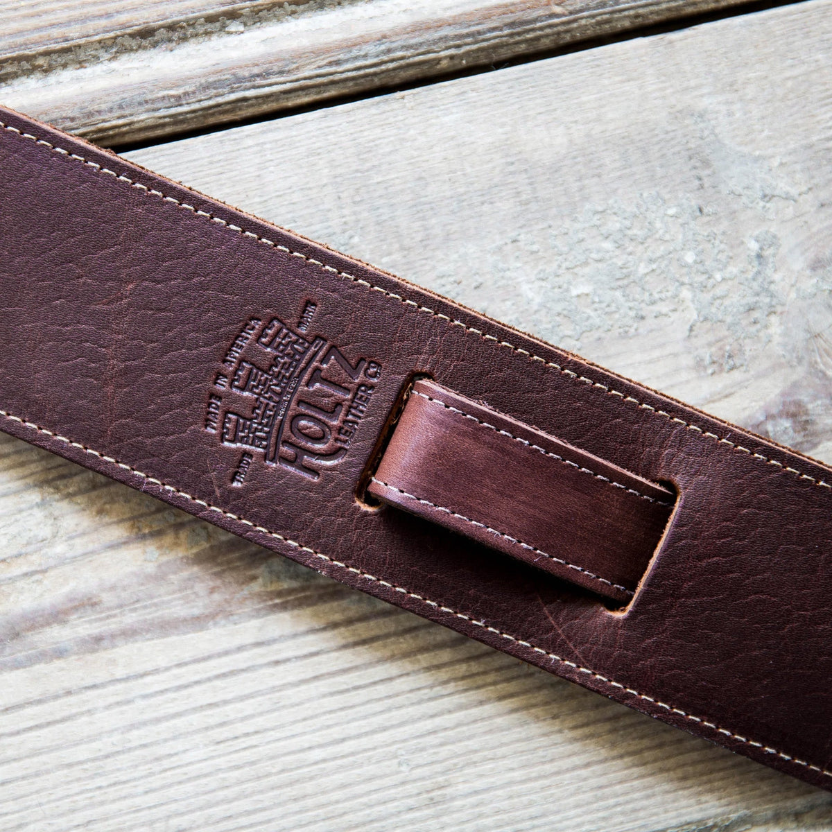 The Legend ~ Personalized Fine Leather Guitar Strap - Holtz Leather