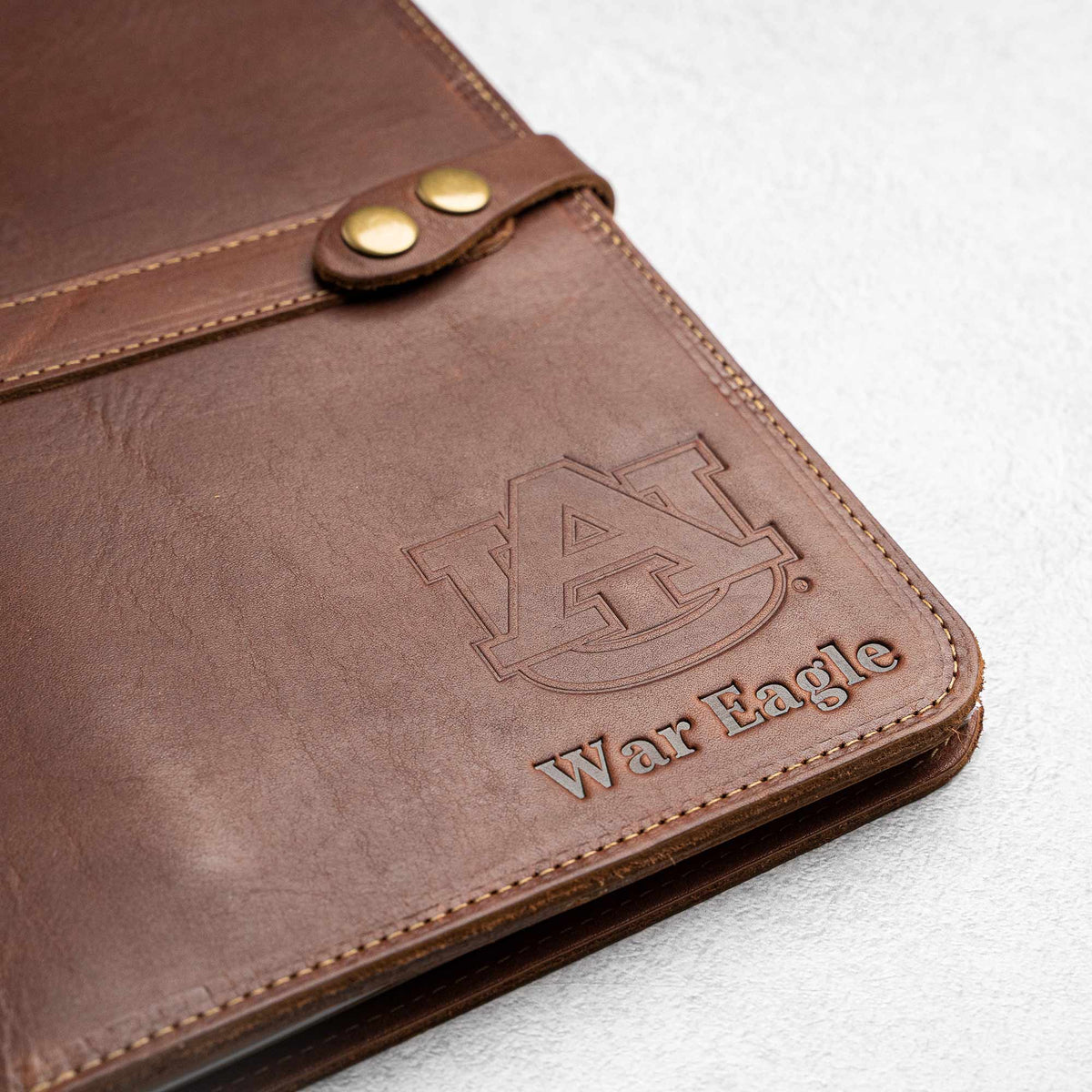 The Officially Licensed Auburn Vanderbilt 2.0 Fine Leather Portfolio Padfolio - Holtz Leather