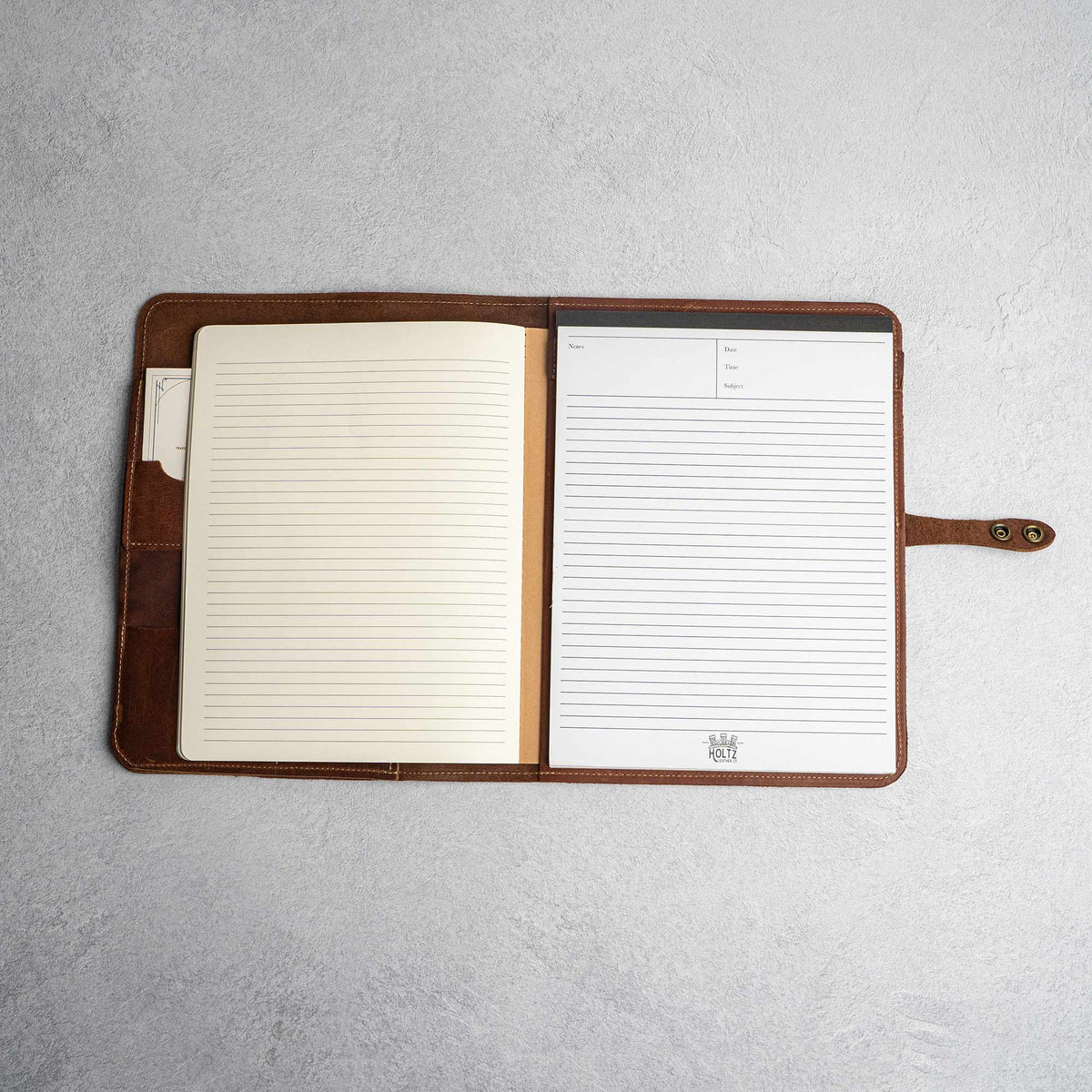 The Officially Licensed Marine Corps Vanderbilt 2.0 Fine Leather Portfolio Padfolio - Holtz Leather