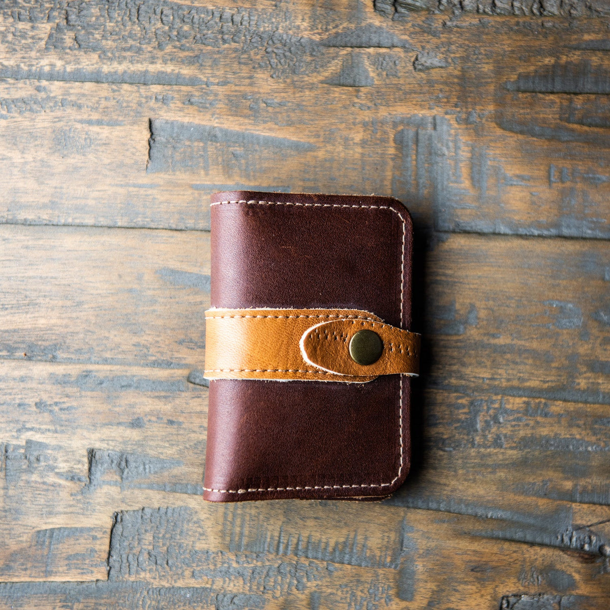 The Sultan of Swat ~ Vintage Baseball Glove Snap Front Pocket Wallet - Holtz Leather