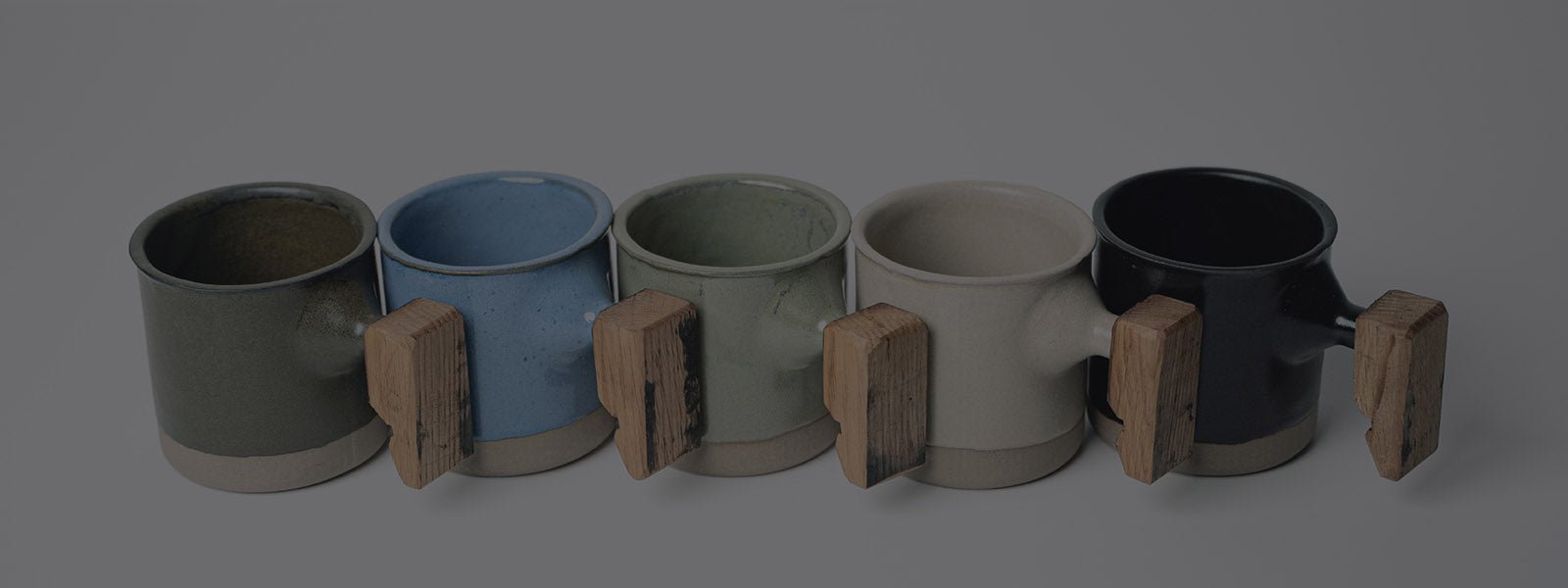 Handcrafted Pottery Coffee Cups - Holtz Leather