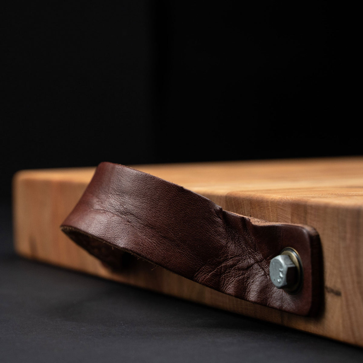 American Cherry Wood Butcher Block Cutting Board - Holtz Leather