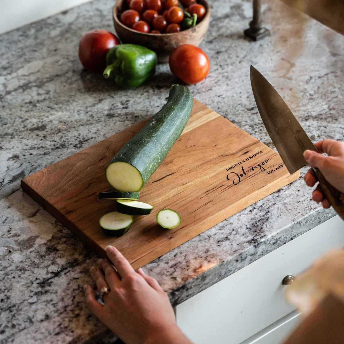 American Cherry Wood Cutting Board - Holtz Leather