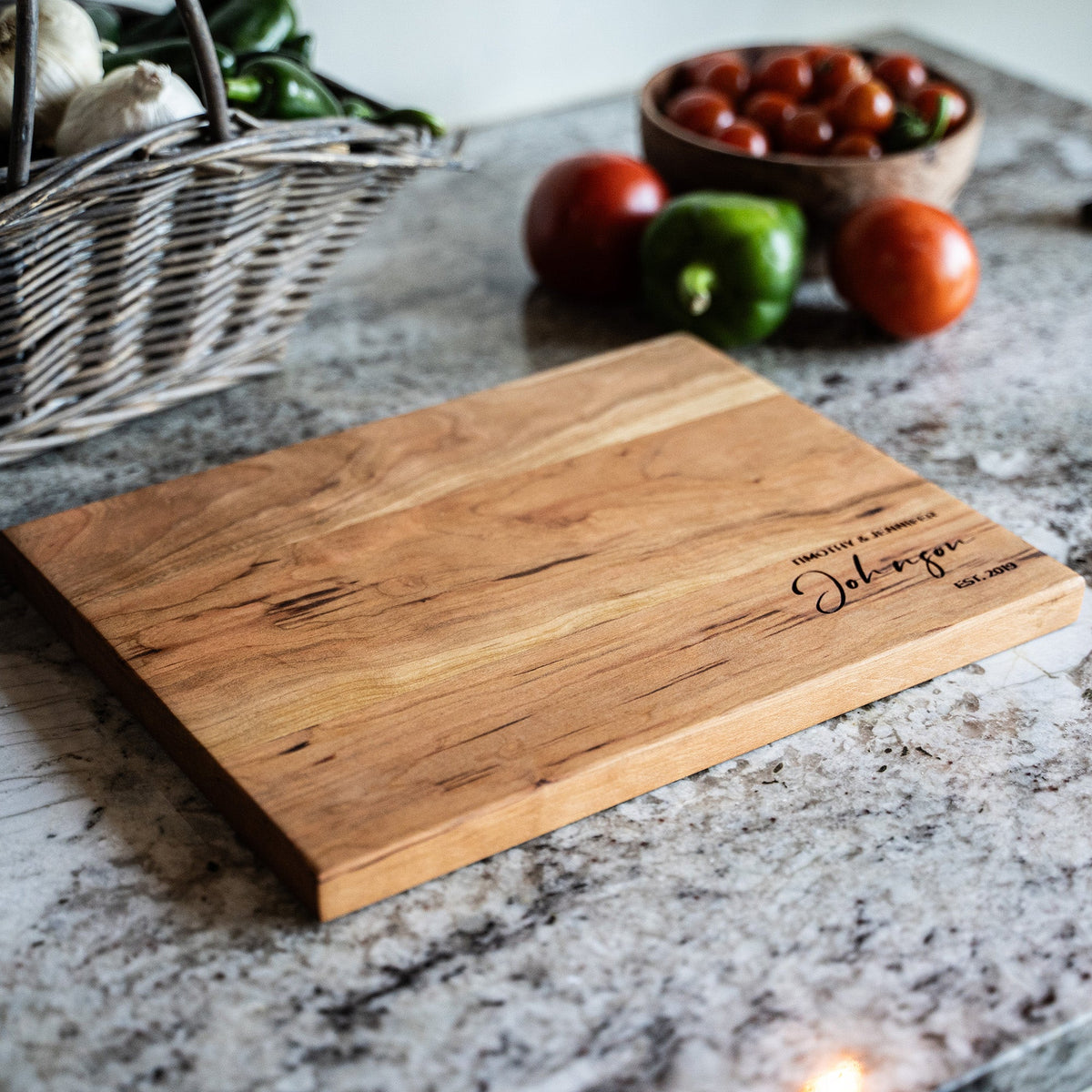 American Cherry Wood Cutting Board - Holtz Leather