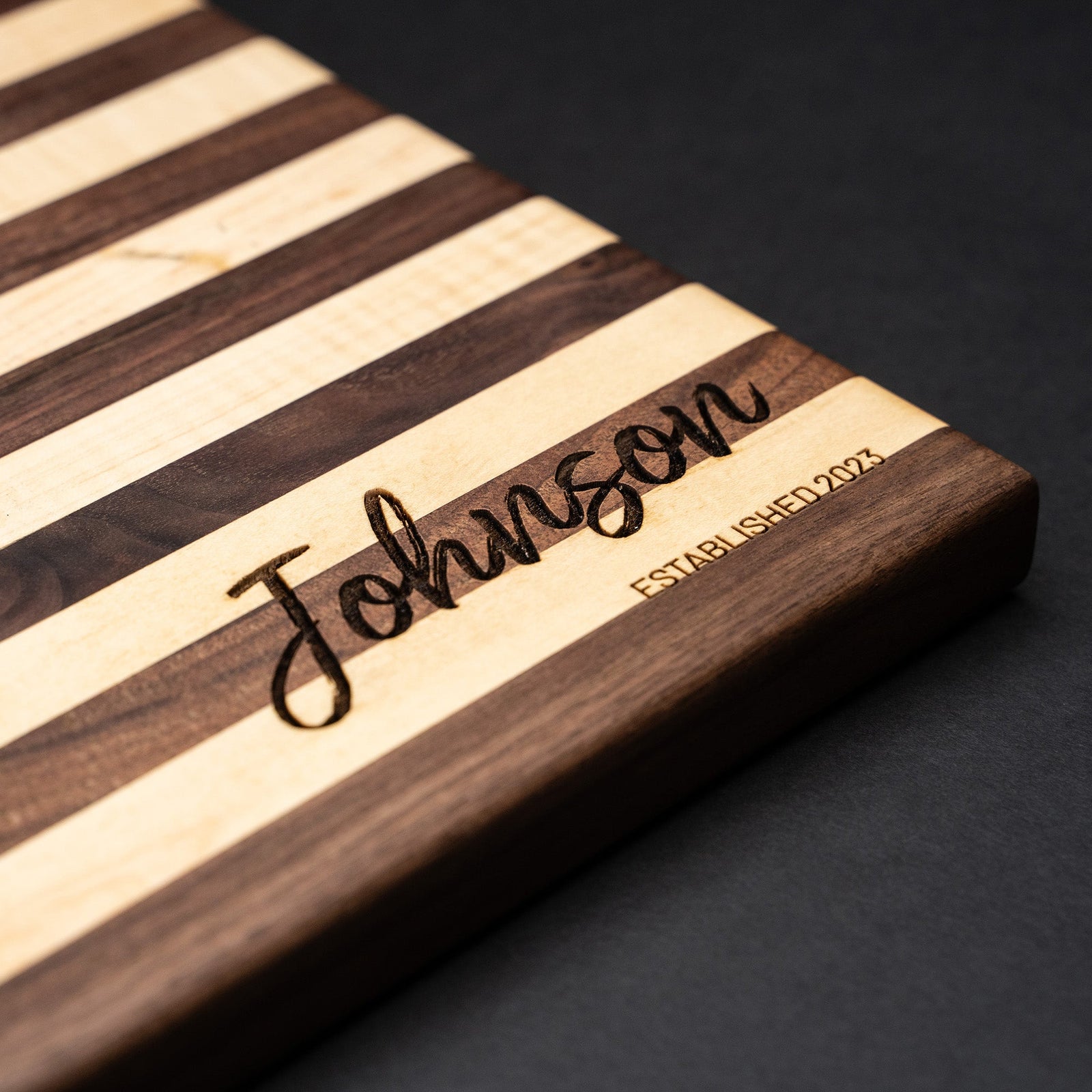 American Walnut & Maple Wood Cutting Board - Holtz Leather