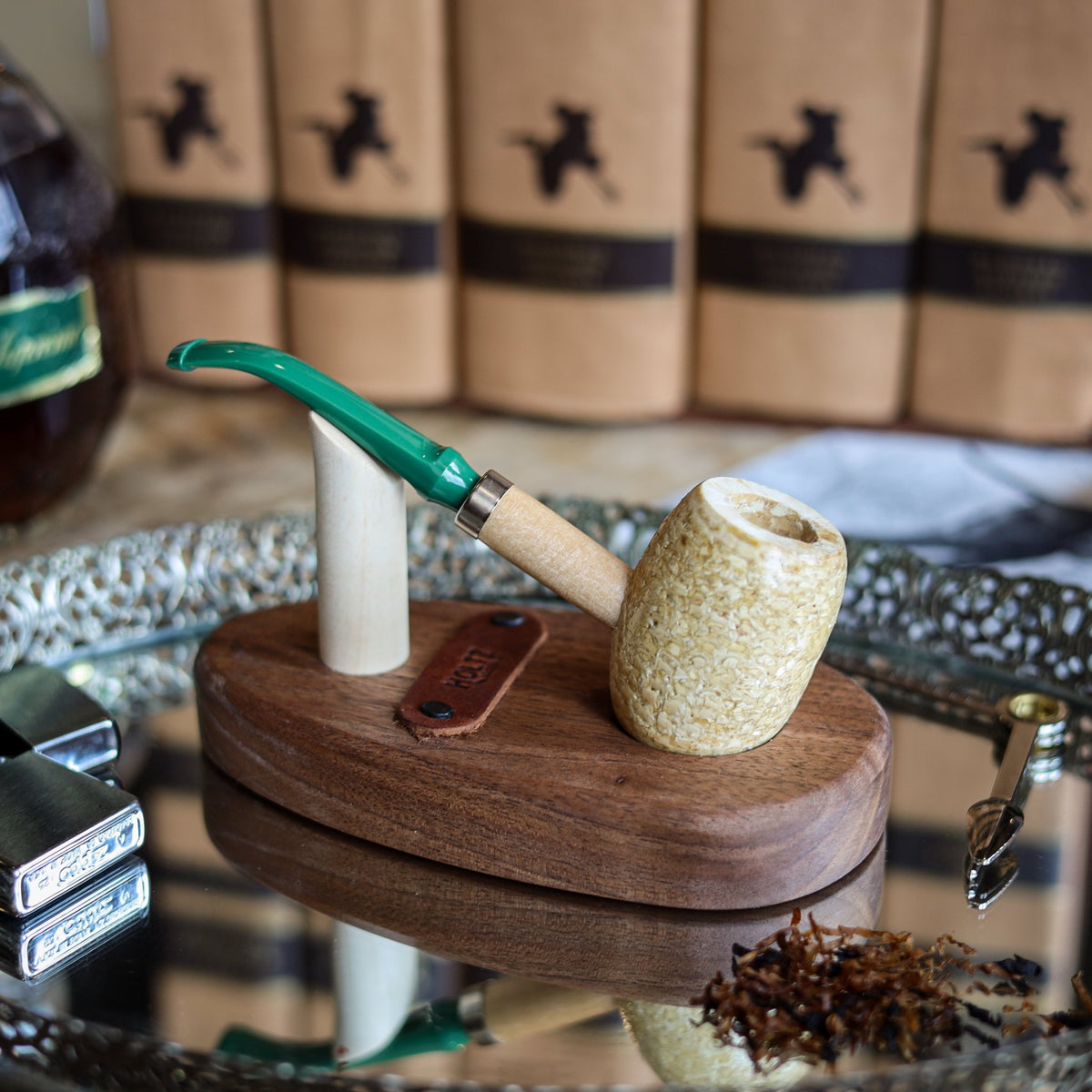 Boone Corn Cob Pipe - Missouri Meerschaum - Holtz Leather