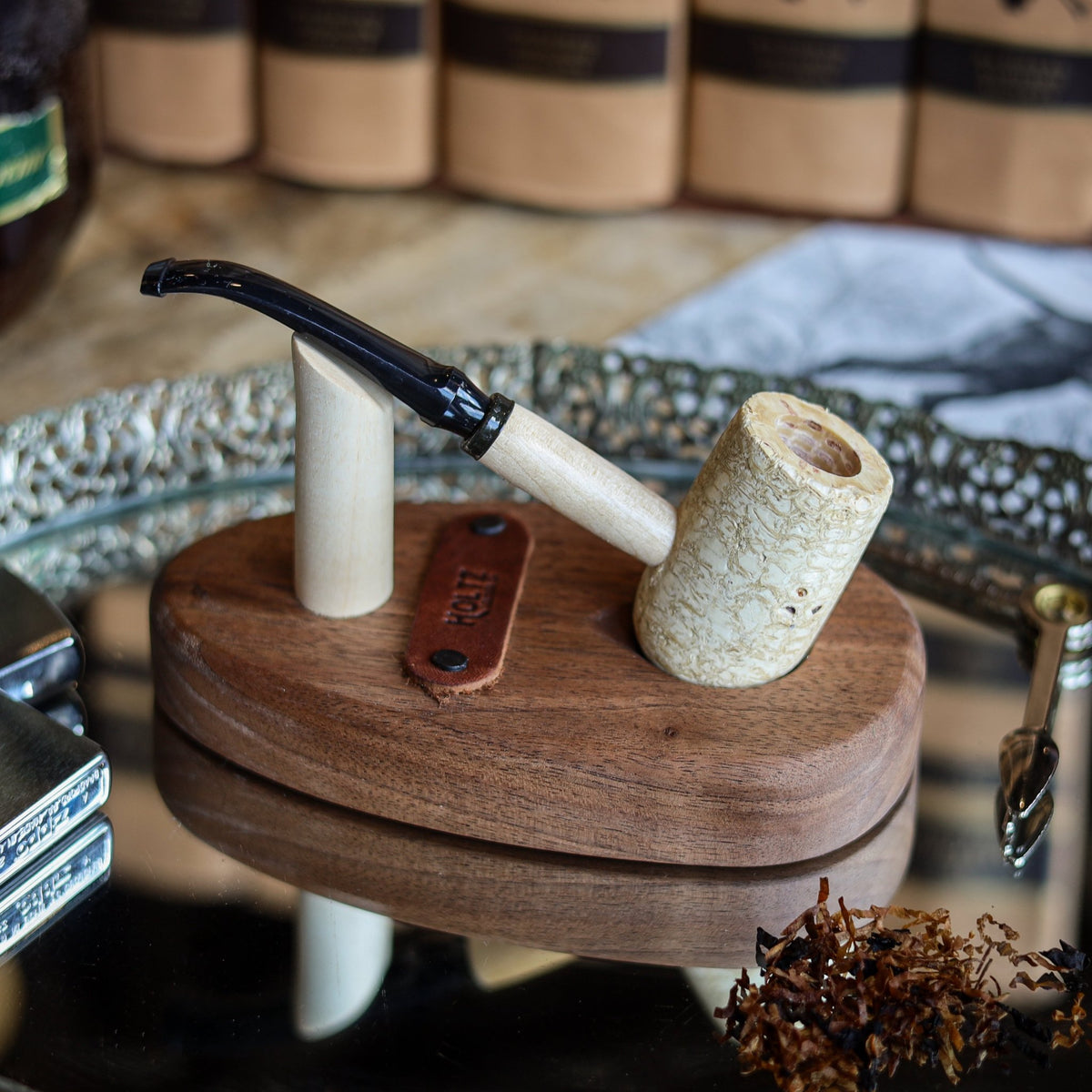 Diplomat 5th Avenue Corn Cob Pipe - Missouri Meerschaum - Holtz Leather