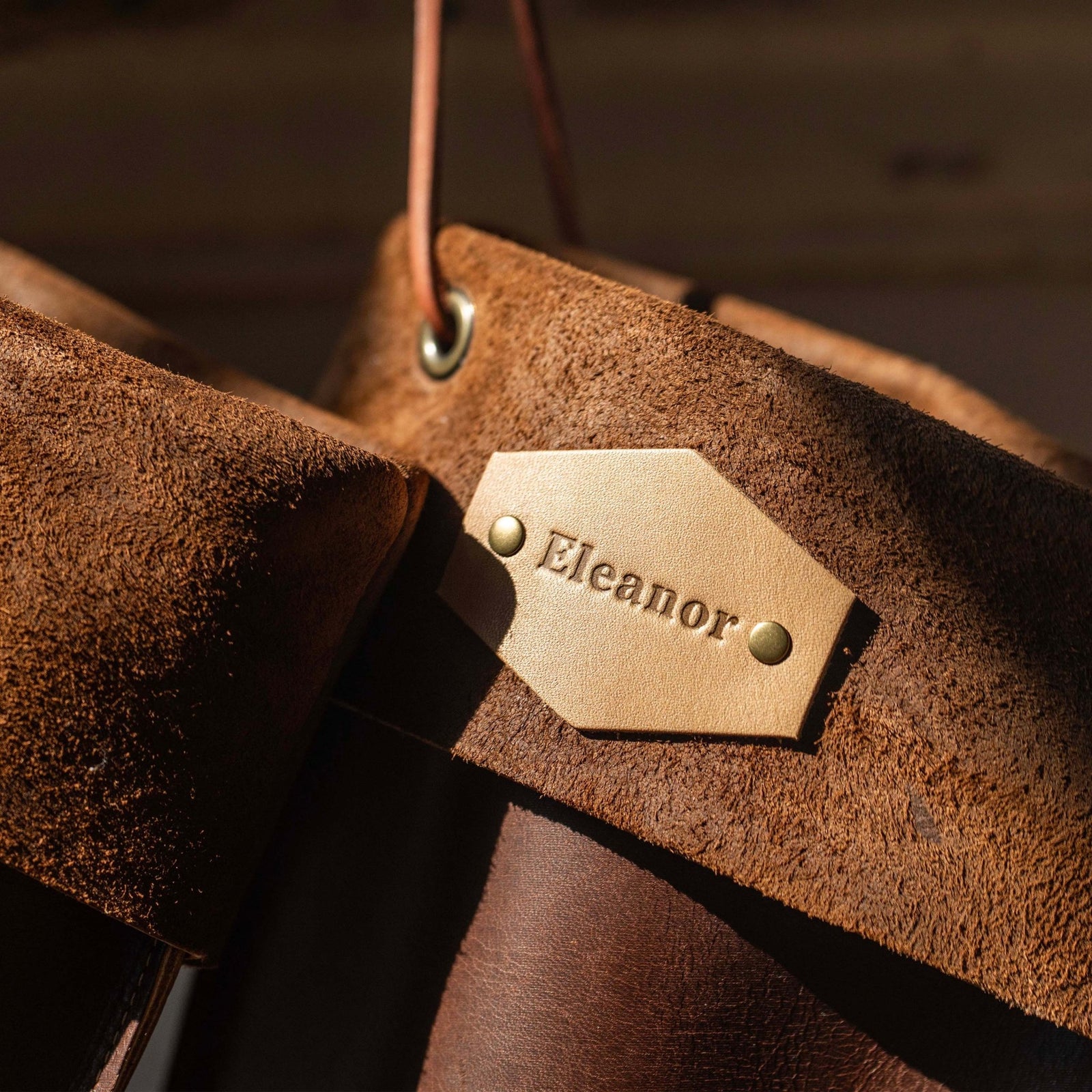 Personalized Fine Leather Christmas Stocking - Holtz Leather