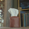 Fine Leather Tissue Box Cover - Holtz Leather