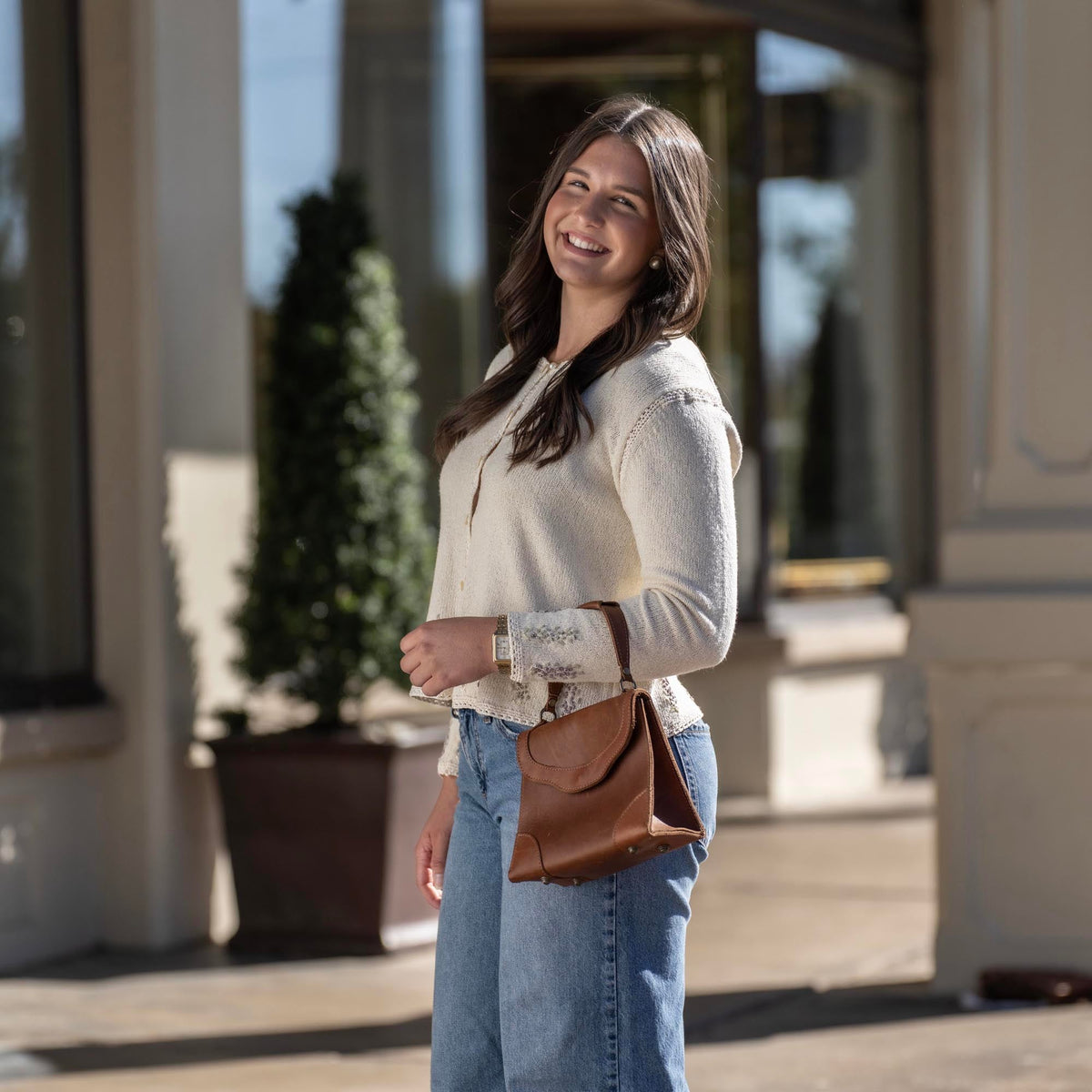 The Aly Fine Leather Women's Petite Purse - Holtz Leather
