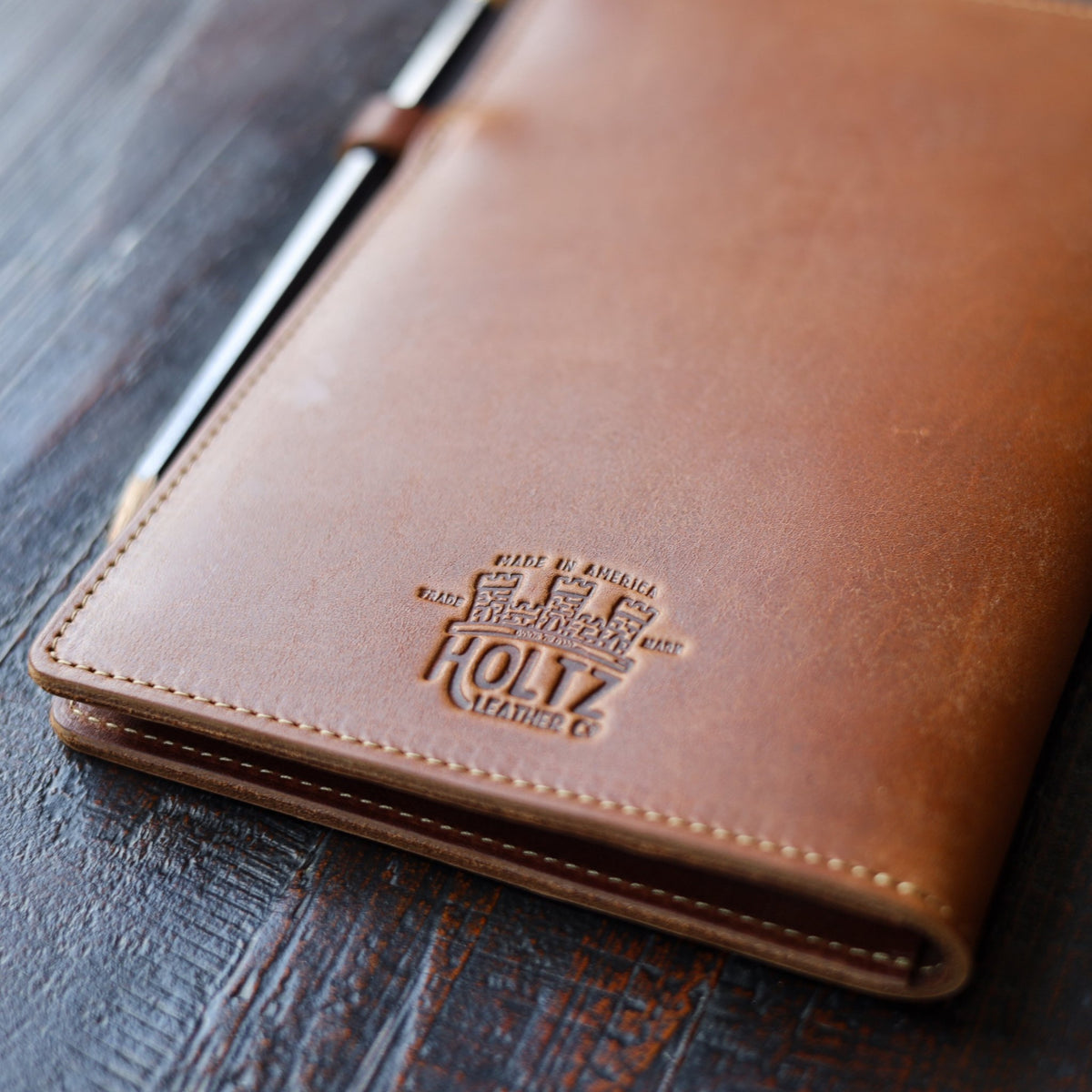 The Ledger Personalized Fine Leather A5 Legal Pad Notebook - Holtz Leather