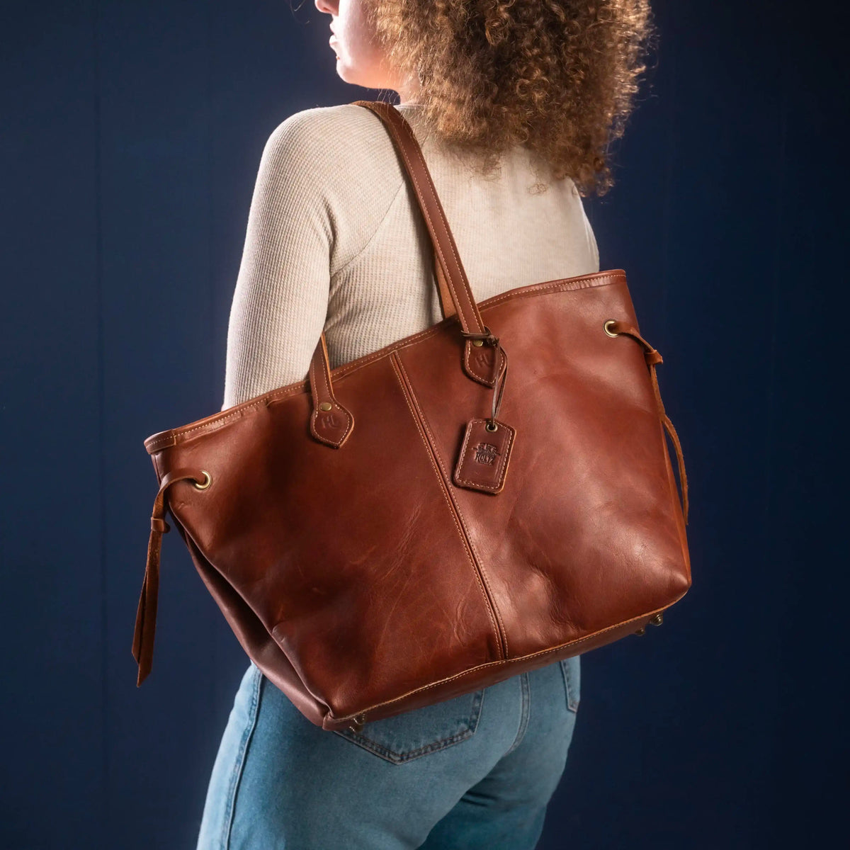 The Maria Fine Leather Tote Bag - Holtz Leather