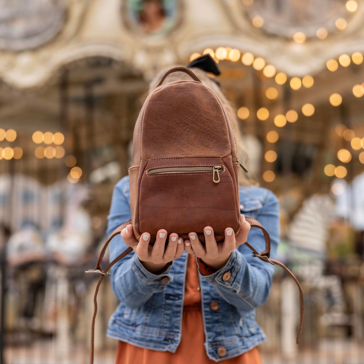 The Mini Della Fine Leather Backpack Purse - Holtz Leather