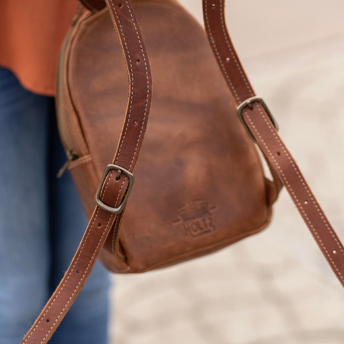 The Mini Della Fine Leather Backpack Purse - Holtz Leather