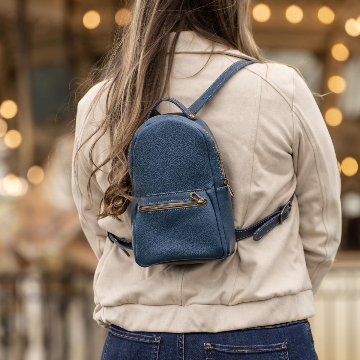 The Mini Della Fine Leather Backpack Purse - Holtz Leather