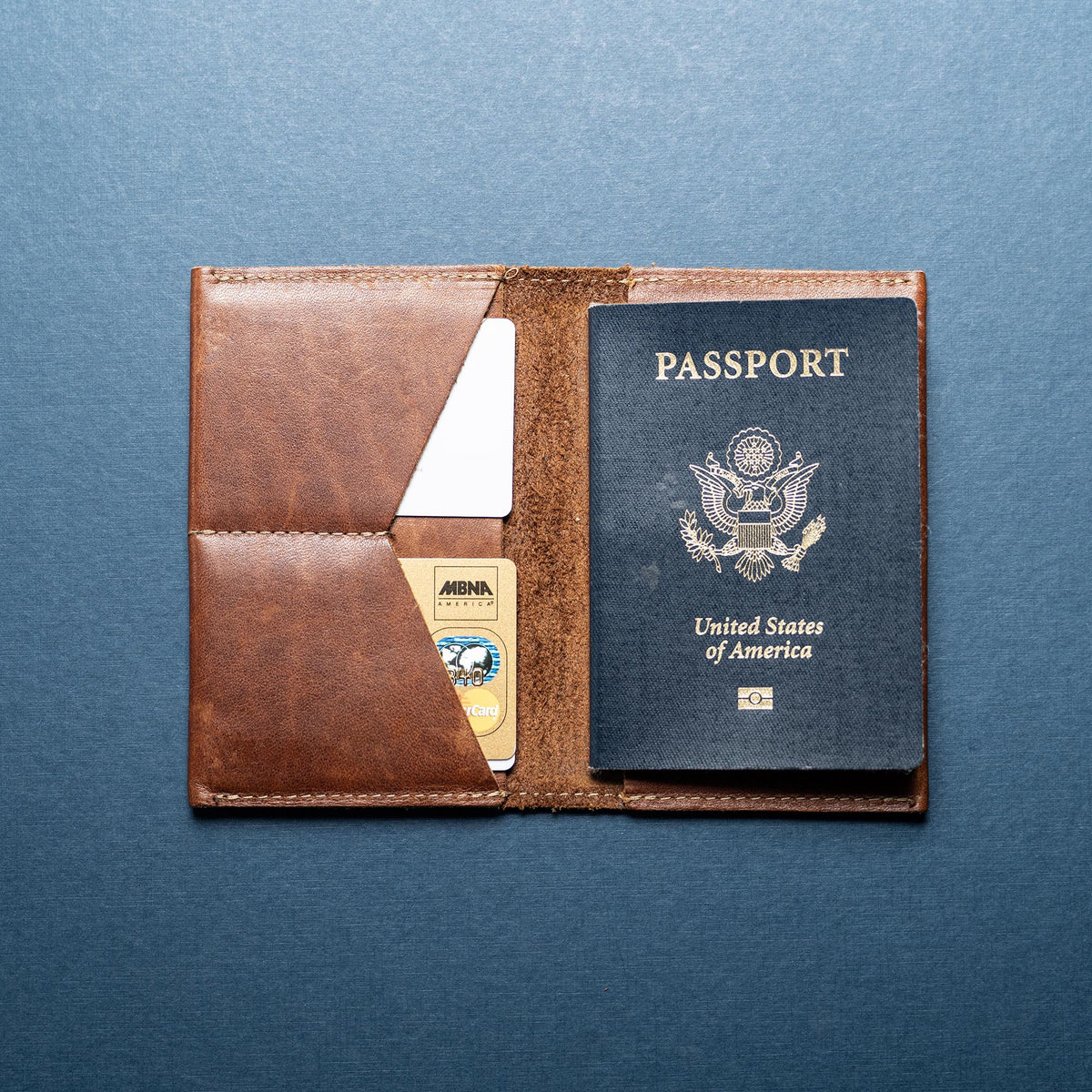 The Pioneer Fine Leather Passport Wallet Passport Cover - Holtz Leather