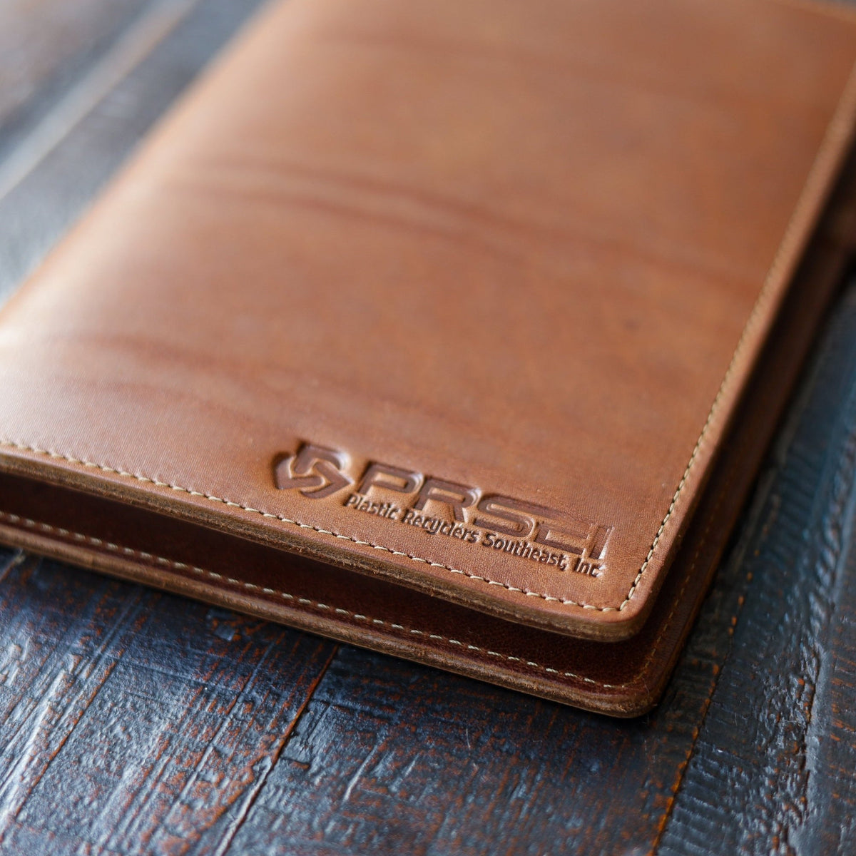 Your Logo + Our Leather - The Ledger Personalized Fine Leather A5 Legal Pad Notebook - Custom Logo and Corporate Gifting - Holtz Leather