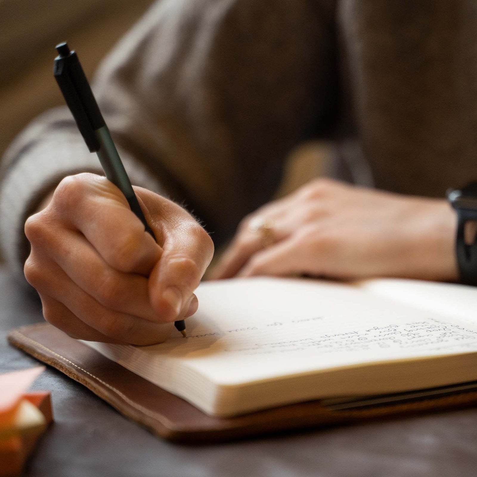 Your Logo + Our Leather - The Scholar - Personalized Leather Journal Cover - Custom Logo and Corporate Gifting - Holtz Leather