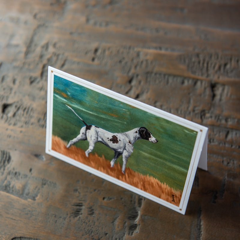 Black Hound Dog Stationery Set Of 4 By Madison Holtz Butler - Holtz Leather