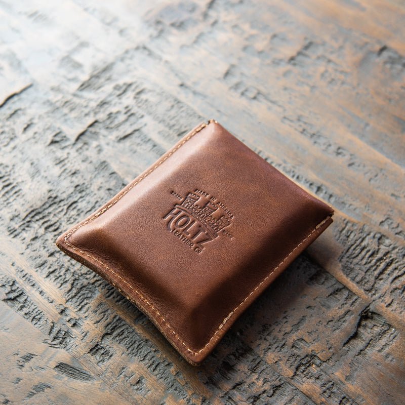 Fine Leather Playing Card Deck Sleeve - Holtz Leather