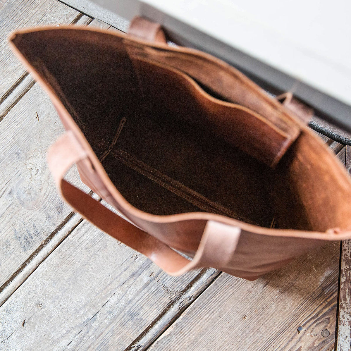 The Ashley Tote Fine Leather Handbag Purse Bag - Holtz Leather