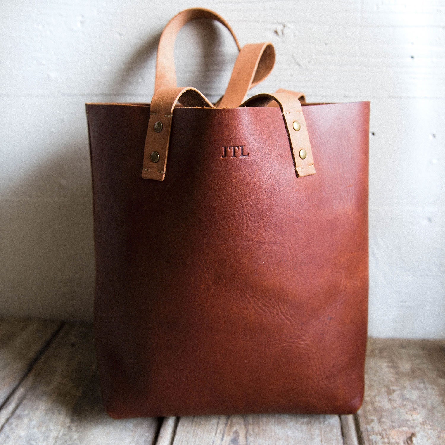 The Ashley Tote Fine Leather Handbag Purse Bag - Holtz Leather