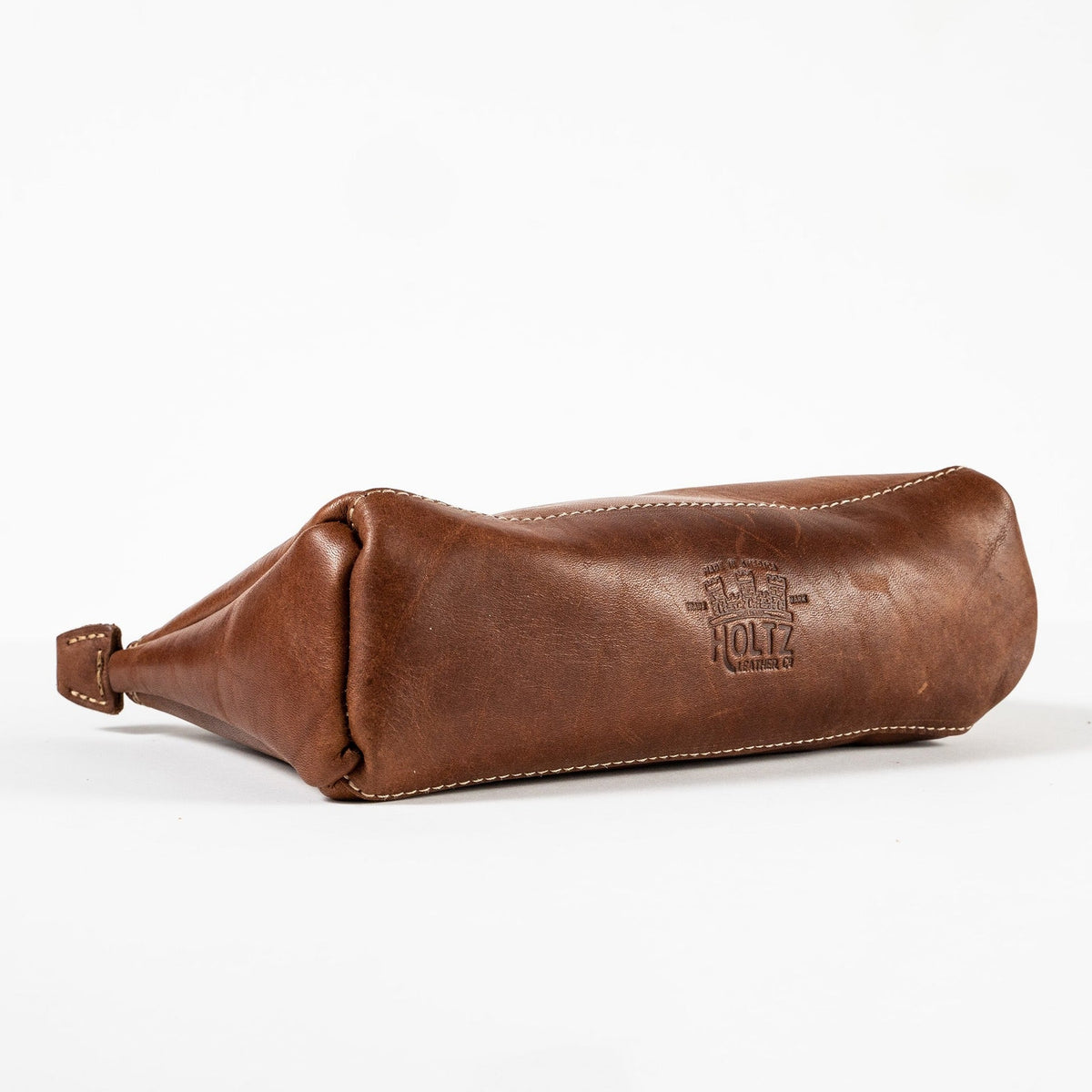 The Audrey Fine Leather Makeup Bag - Holtz Leather