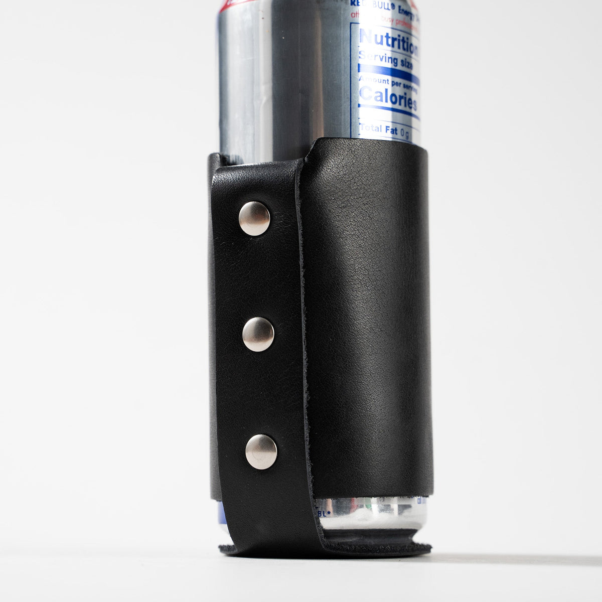 The Blitz Can Coozie - Full - Grain Leather - Holtz Leather