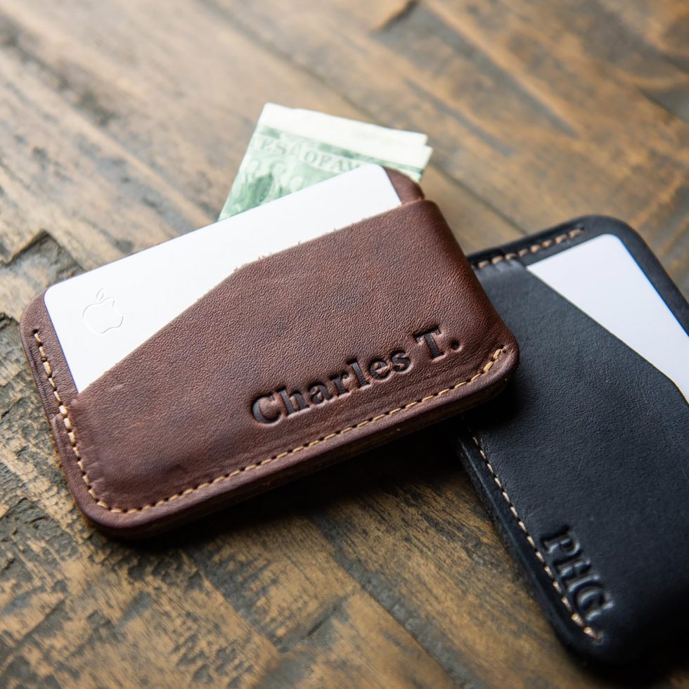 The Charleston Personalized Fine Leather Triple Sleeve Front Pocket Wallet Best Seller - Holtz Leather