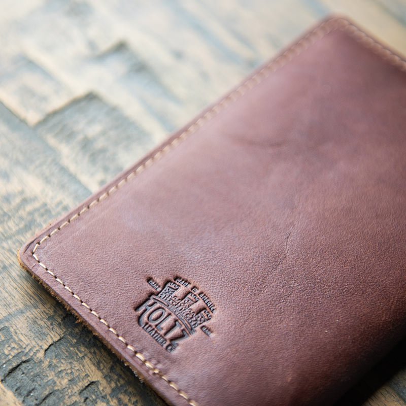 The Expedition Personalized Leather Passport Cover - Holtz Leather