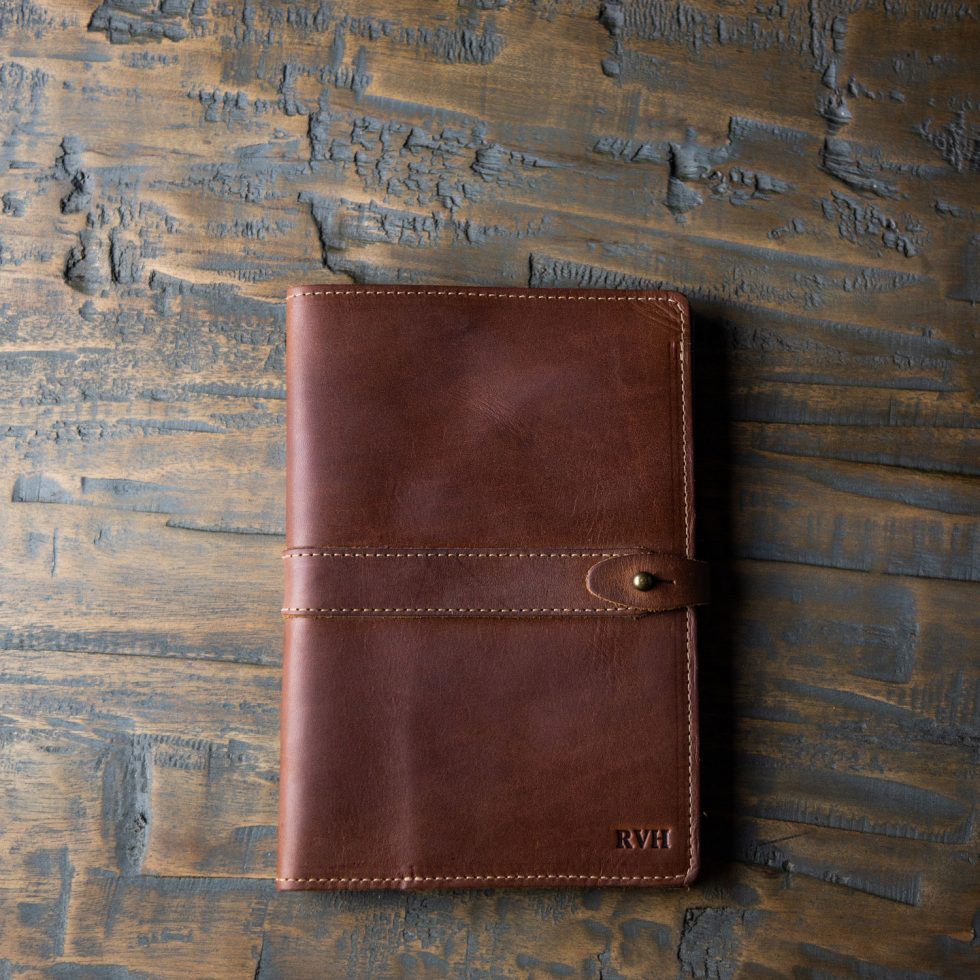 The Inventor Personalized Fine Leather A5 Moleskine Journal Diary - Holtz Leather