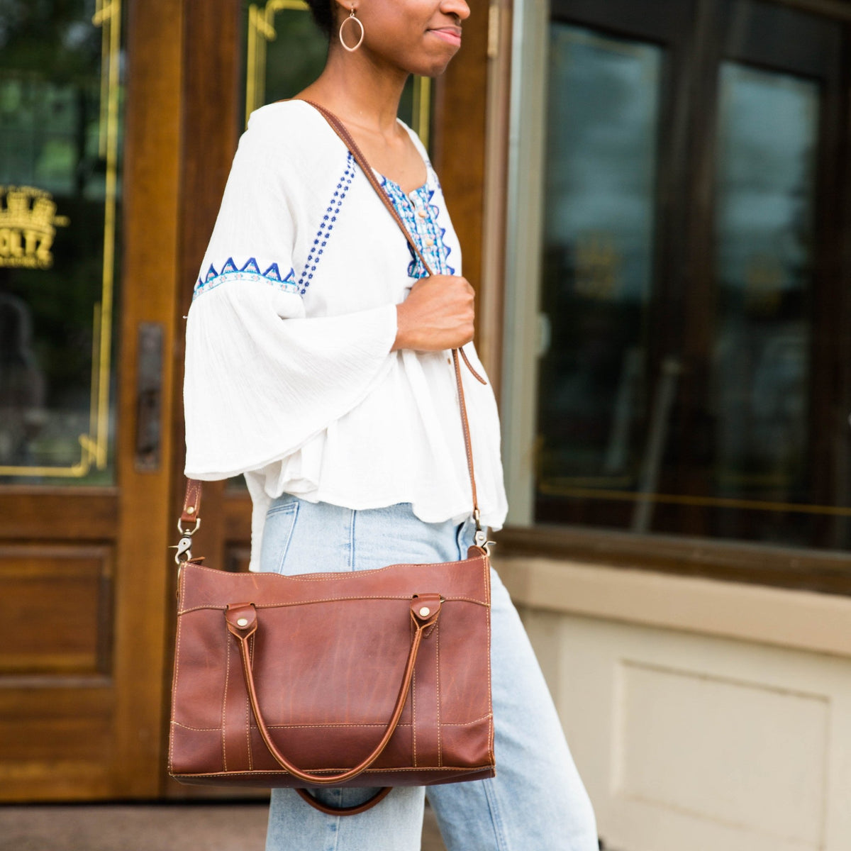 The Madi Handbag - Fine Leather Women's Tote Bag - Holtz Leather