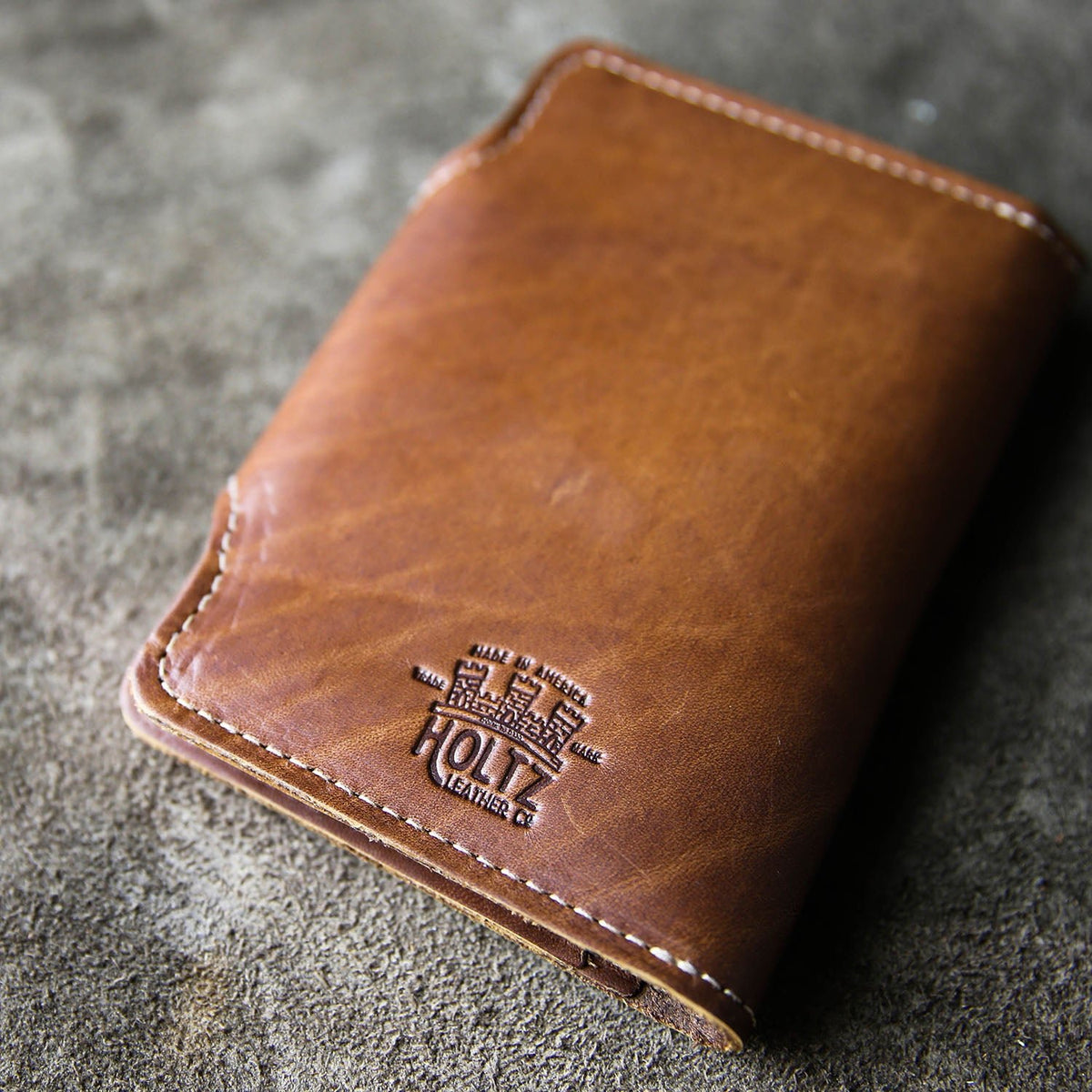 The Officially Licensed Marine Corps Logbook Fine Leather Field Notes Moleskine Wallet Pocketbook Cover - Holtz Leather