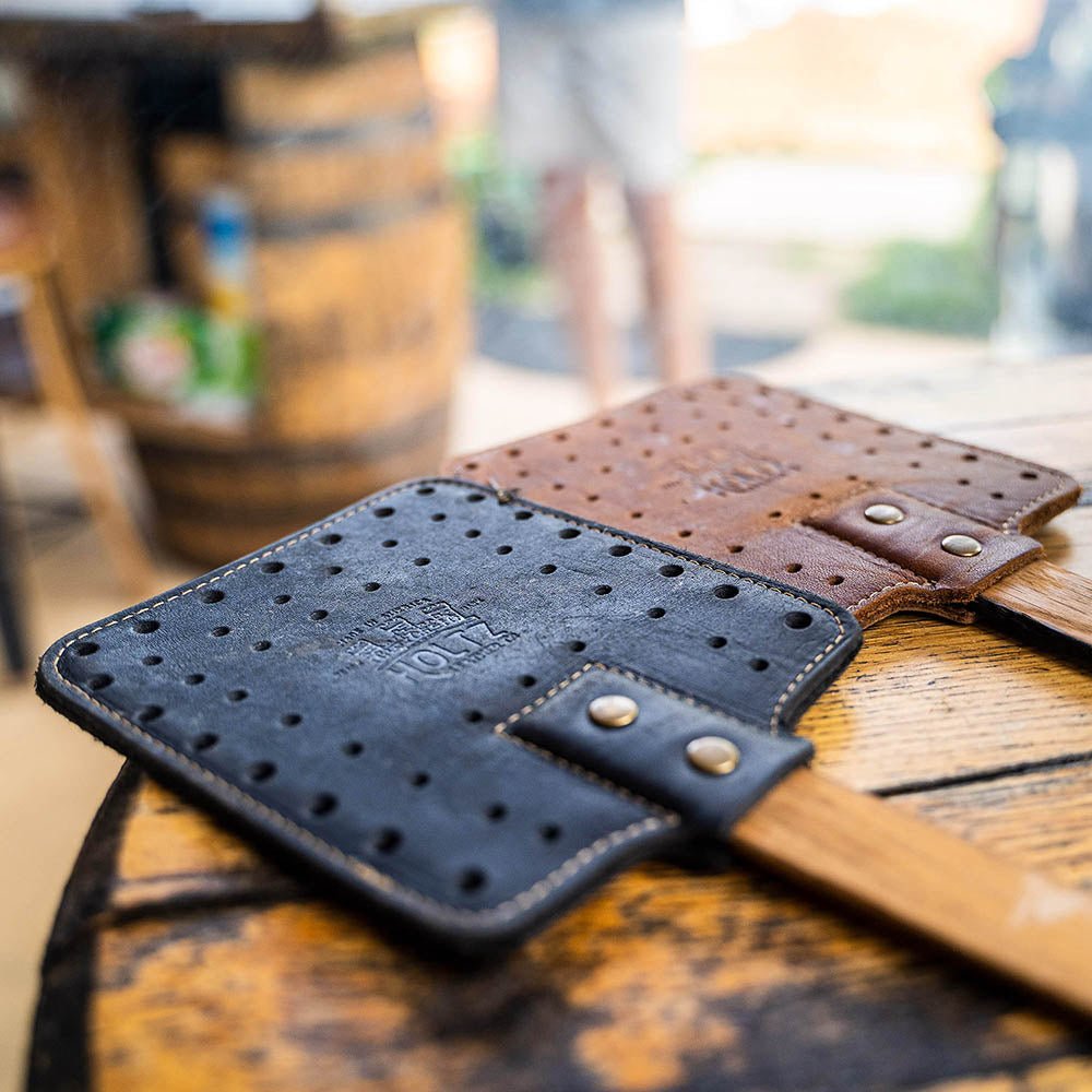 The Personalized Front Porch Tennessee Whiskey Barrel Handle & Leather Flyswatter - Holtz Leather