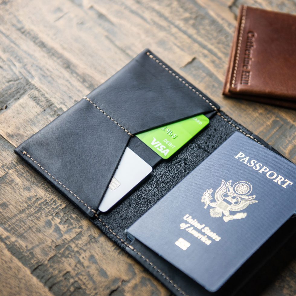 The Pioneer Fine Leather Passport Wallet Passport Cover - Holtz Leather