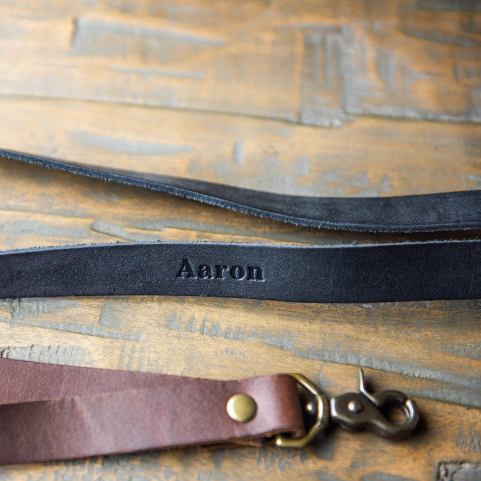 The Producer – Personalized Fine Leather Lanyard – With Swivel Clip - Holtz Leather