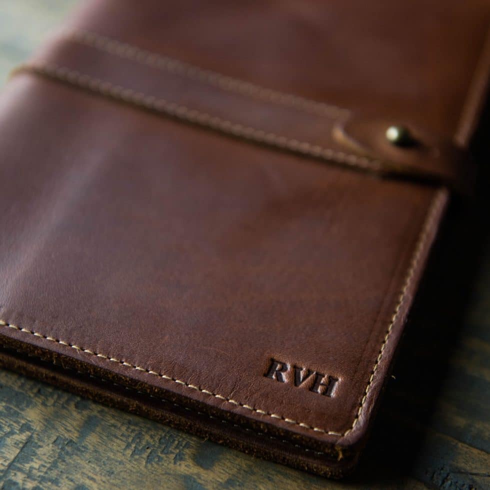 The Quiet Man Personalized Fine Leather Journal Gift for Groomsmen - Holtz Leather