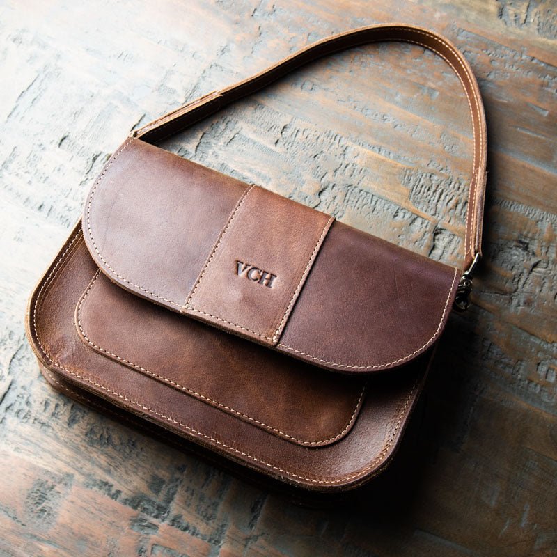 The Vivian Fine Leather Crossbody Purse - Holtz Leather
