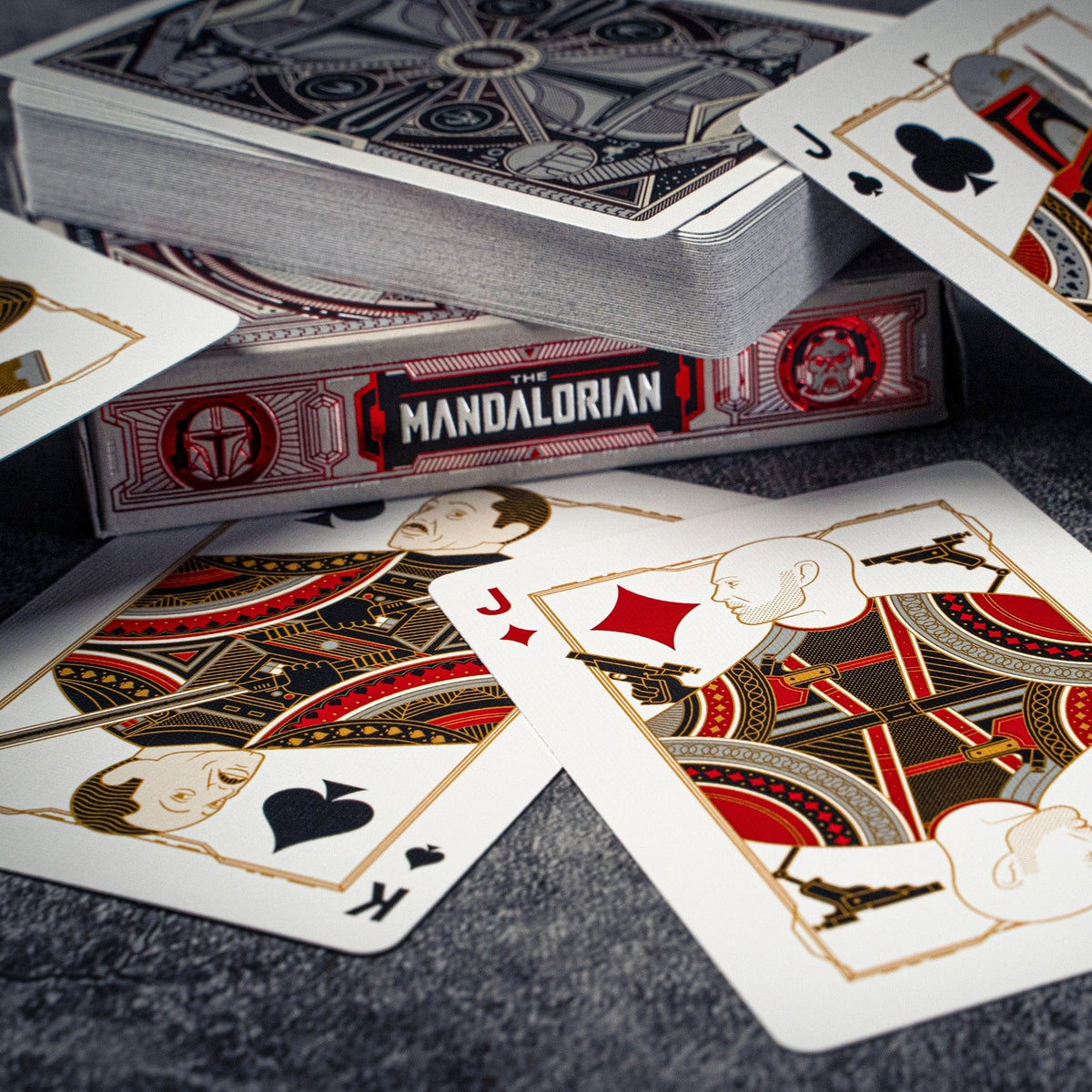 Theory 11 The Mandalorian Card Deck With Fine Leather Card Sleeve - Holtz Leather