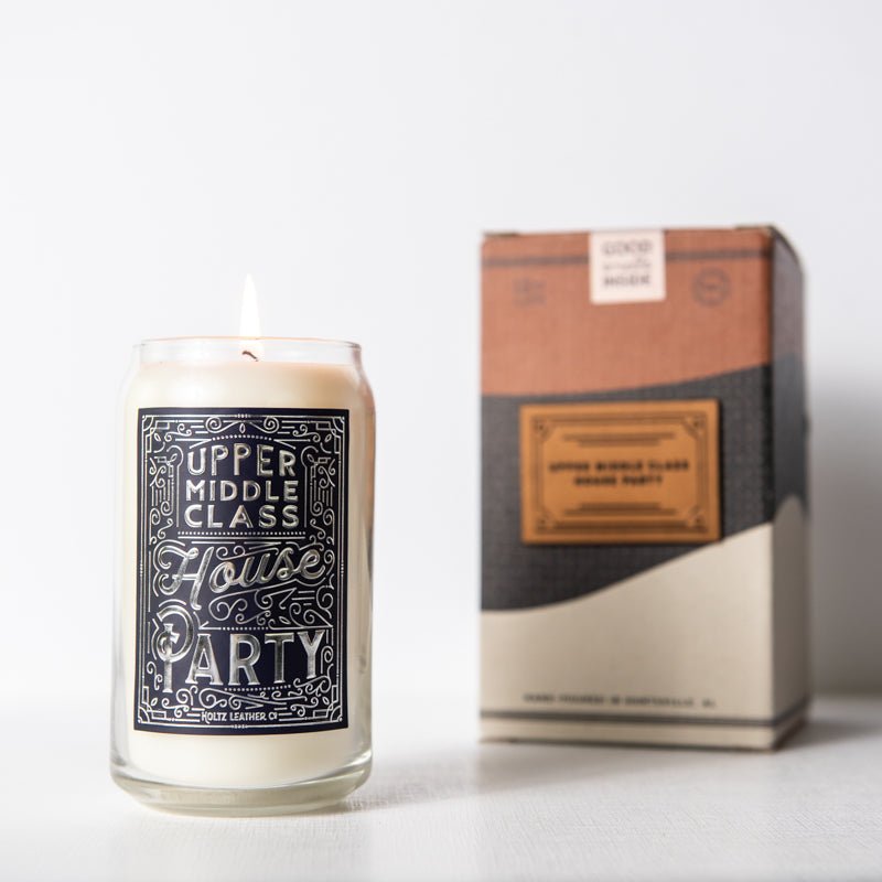 Upper - Middle Class House Party Candle - Holtz Leather